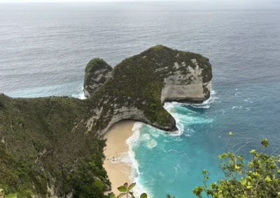 Bild des Kelingking Beach auf Nusa Penida