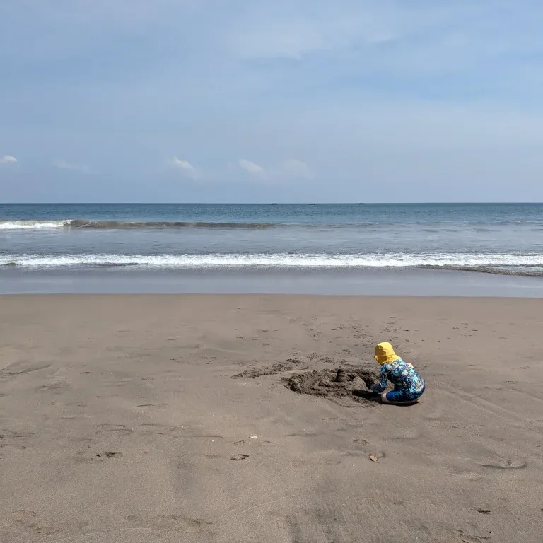 Strand für Kinder in Seminyak, Bali