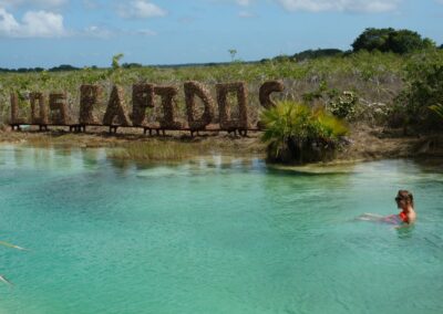 Los Rapidos Bacalar mit Kindern