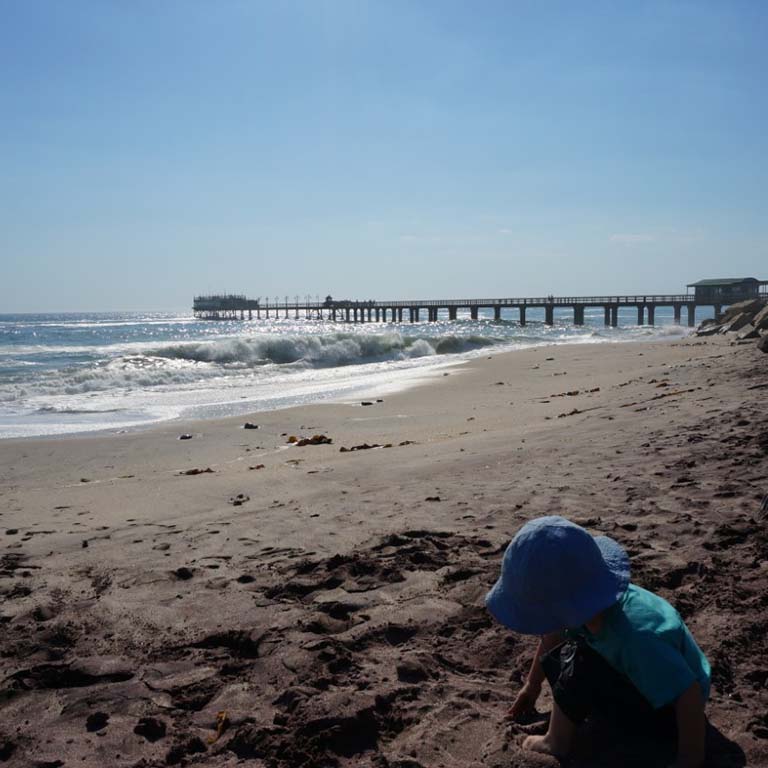 Strand Swakopmund mit Pier Strand Swakopmund mit Pier