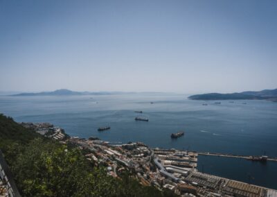 Ausblick vom Felsen in Gibraltar